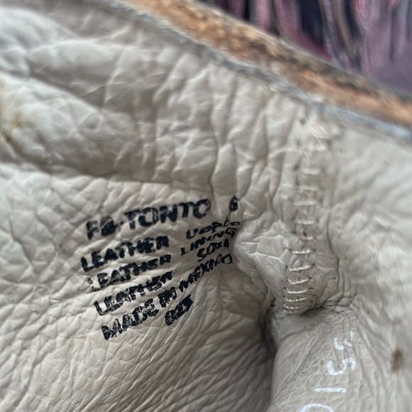 Freebird Tonto Dark Red Leather Fringe Boots - Size 6 - Picture 2 of 9